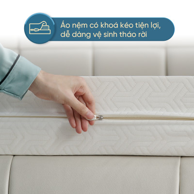 Nệm Cao Su Legend Thuần Việt - Nâng Đỡ Tối Ưu, Thoáng Khí - Bảo Hành 12 năm