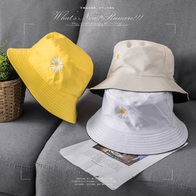 Mũ Vành Nhỏ, Mũ Bucket Hoa Cúc, Mũ Bucket Cụp Phong Cách Swag Siêu Xinh MD07