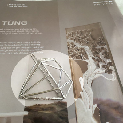 Kẹp tóc hình học kẹp tóc kim loại thời trang hàn quốc kiểu dáng đơn giản kẹp tóc hình viên kim cương