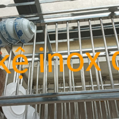 kệ để đồ nhà bếp inox 4 tầng c 100 ,d 79 ,s40 