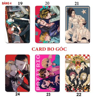Card anime Tokyo Revengers 6 ảnh khác nhau/ Thẻ card kịch Trường takemiki Tokyo Revengers