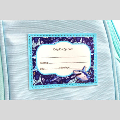 Ba Lô Chống Gù Cá Mập Siêu Nhẹ - Thiên Long BP-020 - Xanh Biển