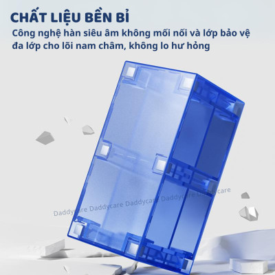 Bộ xếp hình nam châm hình khối Mideer Creative Magnetic Building Blocks, đồ chơi lắp ghép cho bé