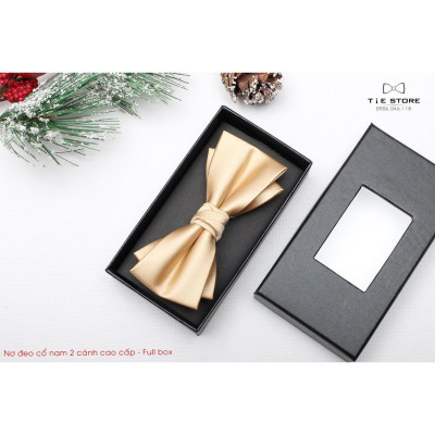 NHIỀU MẪU Nơ Đeo Cổ Nam Chú Rể Cánh kép, Nơ Nam Đẹp, Nơ MC Ca Sỹ -  Full box