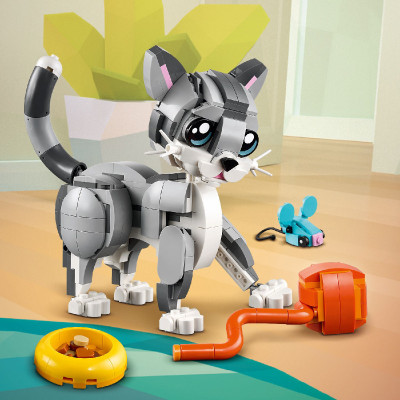 LEGO CREATOR 31163 Đồ Chơi Lắp Ráp Chú Mèo Tinh Nghịch (407 Chi Tiết)