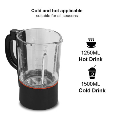 Máy làm sữa hạt đa năng thương hiệu Biolomix H5300 - Màn hình LCD hiển thị nhiệt độ và thời gian - Công suất 1500W - HÀNG NHẬP KHẨU