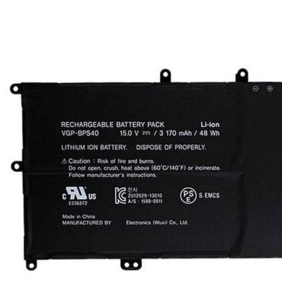 Pin Tương Thích Cho Laptop Laptop Sony Vaio Fit Multi Flip 15 Svf15N Vgp-Bps40 - Hàng Nhập Khẩu New Seal TEEMO PC TEBAT882
