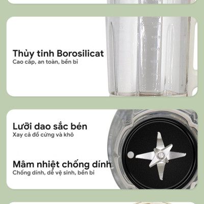 Máy Làm Sữa Hạt Đa Năng SEKA E300 (SK-602) 12 Chức Năng Ưu Việt - Hàng Chính Hãng