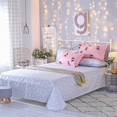 Bộ ga và vỏ chăn cotton Sweet Love VSL1030 ( 5 món )