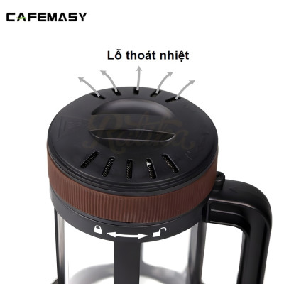 Hàng chính hãng. Máy rang hạt cà phê công nghệ gia nhiệt không khí. Thương hiệu Mỹ Cafemasy cao cấp CCR-1209R2