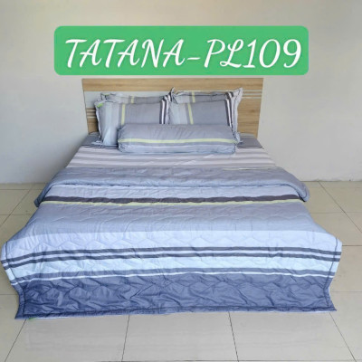 Bộ Ga TC Tatana Silver 4 Món Cao Cấp, Chất Vải Mềm Mịn Thoáng Mát - Màu ngẫu nhiên
