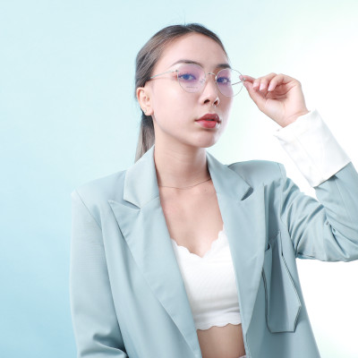 Gọng kính hợp kim thời trang nam nữ siêu nhẹ siêu bền OURESS 31069
