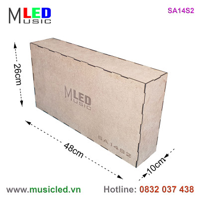 Dàn đèn Music LED nháy theo tần số nhạc 14 cột SA14S2