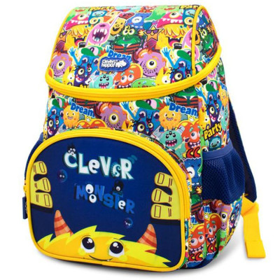 Ba Lô Clever Hippo Hoodie - Clever Monster - BM3105 - Màu Vàng