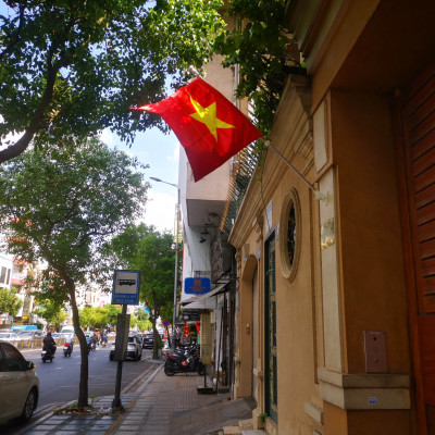 Bộ sản phẩm giá treo cờ A11