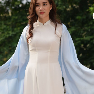 Khăn Lụa Thời Trang SenSilk (Xanh) - Quà Tặng Đối Tác - 100% Silk Gift, Khăn Lụa Tơ Tằm Bảo Lộc, Khăn Lụa Cao Cấp