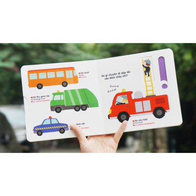 Sách Chuyển Động Thông Minh Đa Ngữ Việt - Anh - Pháp Đồ Dùng Của Bé