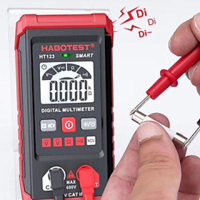 HÀNG NHẬT: Đồng Hồ Vạn Năng HT123 - Đjo Điện Áp AC/DC Thông Minh, Chính Xác ,  đèn trang trí