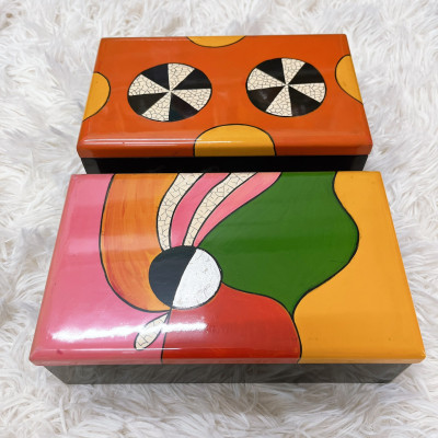 Hộp sơn mài chữ nhật cao cấp đa năng đựng đồ vật, làm quà tặng ý nghĩa size 20x12x6 cm