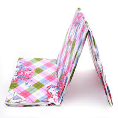 Nệm Bông Ép (1m2x2mx3cm) Gấp 3, Giao Màu Ngẫu Nhiên