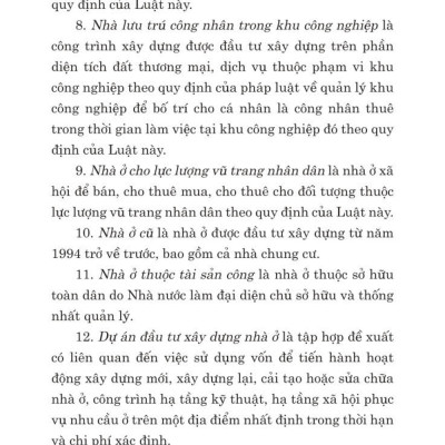 Luật nhà ở 2023 (sửa đổi, bổ sung năm 2024)
