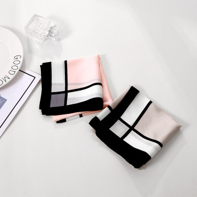 Khăn turban nữ, khăn thắt nơ lụa silk KC09