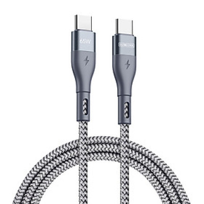 Cáp sạc nhanh 2 đầu Type C 65W dài 1m chính hãng Duzzona cho iPhone, iPad, Macbook, SamSung, OPPO, Xiaomi, Huawei... - Hàng chính hãng
