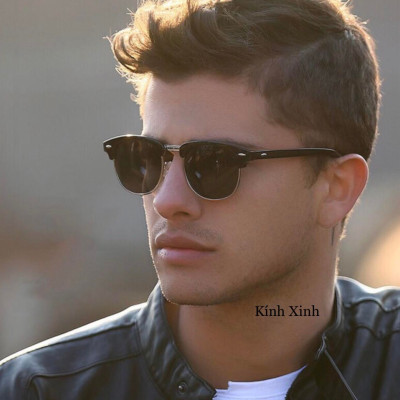 Kính râm Nam Nữ Mắt Vuông Thời Trang Cổ Điển