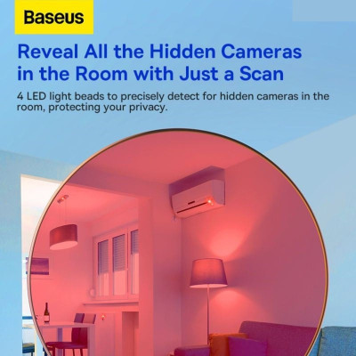 Máy dò hồng ngoại Baseus Heyo Camera Detector FMHY phát hiện camera - hàng chính hãng