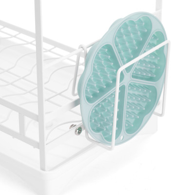 Kệ úp bát đĩa nhà bếp đa năng 2 tầng kèm khay hứng nước (S). Phân phối bởi Cobi Home.