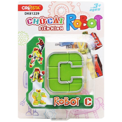 Đồ Chơi Lắp Ráp Biến Hình Robot Chữ Cái C - Cresta DK81229