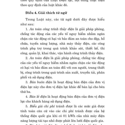 Luật điện lực năm 2024 - bản in 2025