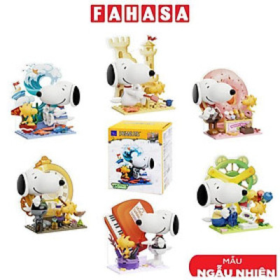 Đồ Chơi Lắp Ráp Peanuts Snoopy - Snoopy Letter World Series - Pantasy 5474 (86912) (Mẫu Sản Phẩm Bên Trong Là Ngẫu Nhiên)