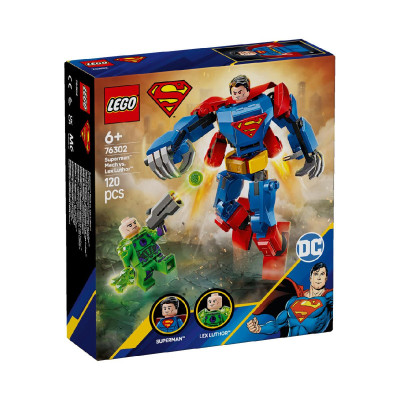 LEGO SUPERHEROES 76302Đồ Chơi Lắp Ráp Robot Siêu Nhân Đại Chiến Lex Luthor (120 chi tiết)