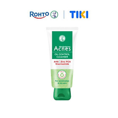 [Qùa tặng] Sữa rửa mặt kiểm soát nhờn ngăn ngừa mụn dạng gel Acnes Oil Control Cleanser 50g