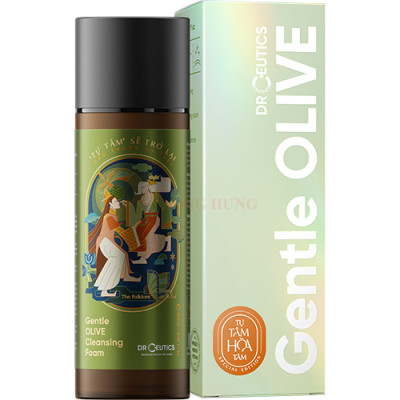 Sữa rửa mặt DrCeutics Gentle Olive Cleansing Foam (150ml) - Hàng chính hãng
