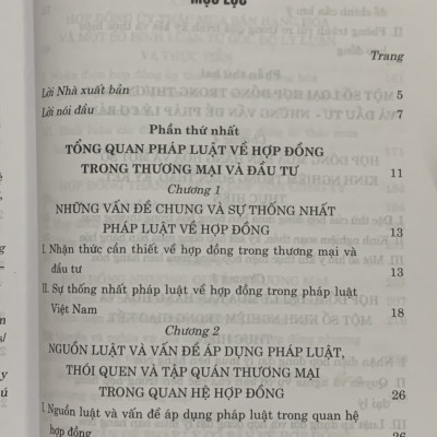 Pháp luật về hợp đồng trong thương mại và đầu tư