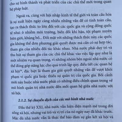 Nhà Nước Và Pháp Luật Trong Bối Cảnh Toàn Cầu Hoá 