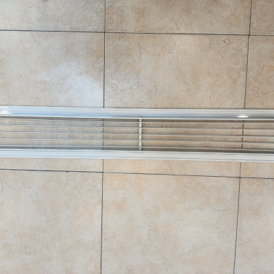 Miệng gió hồi điều hòa âm trần 1000x200 dạng nan bầu dục nhôm sơn tĩnh điện