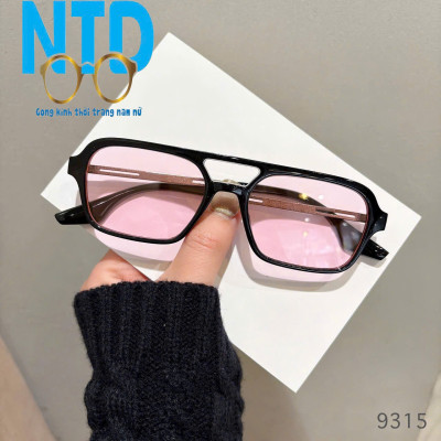 Gọng kính NTD9315 chữ nhật  phong cách retro thời trang Hàn Quốc chống tia uv