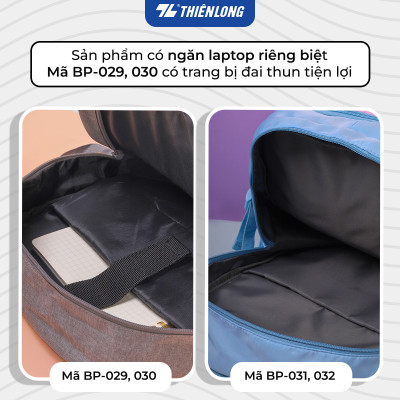 Cặp học sinh Strive Thiên Long - Balo teen thời trang, phù hợp đi học, đi chơi, đệm mút êm