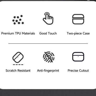 Case Ốp Bao Bảo Vệ Dành Cho Airpods Pro 2/ Airpods Pro, Dux Ducis Plen Series TPU Case - Hàng Chính Hãng