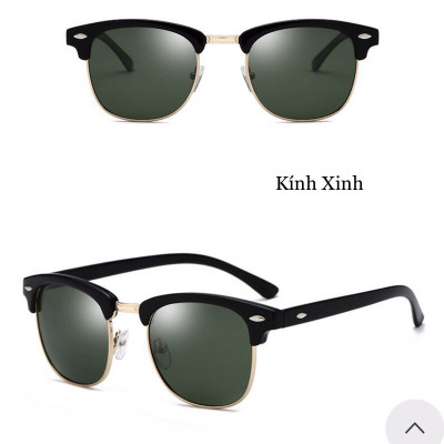 Kính râm Mắt Vuông Unisex Thời Trang Đi Đường Bảo Vệ Mắt