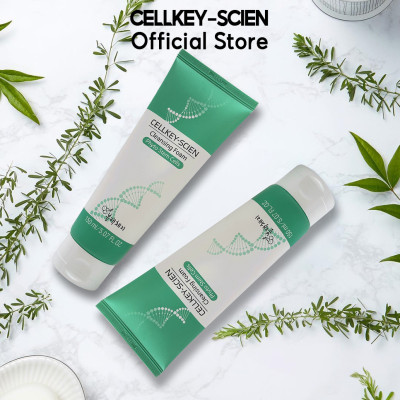 Combo 2 Kem Rửa Mặt Tế Bào Gốc Trà Xanh Kiềm Dầu Làm Sạch Sâu Dưỡng Ẩm Da Dầu Mụn Nhạy Cảm Cellkey-Scien Cleansing Foam Phyto Stem Cells 300ml