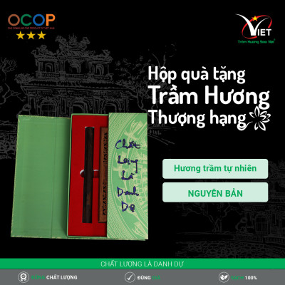 Hộp quà tặng trầm hương thượng hạng - Trầm Hương Sao Việt