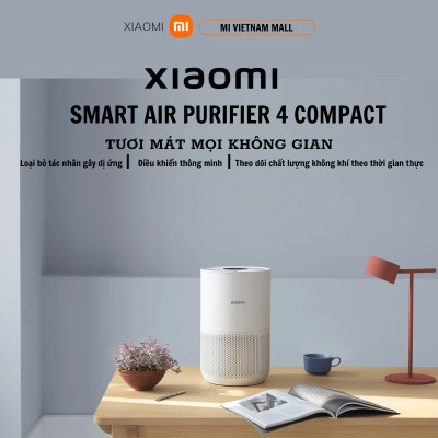 Máy Lọc Không Khí Xiaomi Smart Air Purifier 4 Compact EU – Hàng Chính Hãng