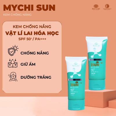 Kem chống nắng Mychi Sun dưỡng trắng da nâng tông dùng cho mọi loại da