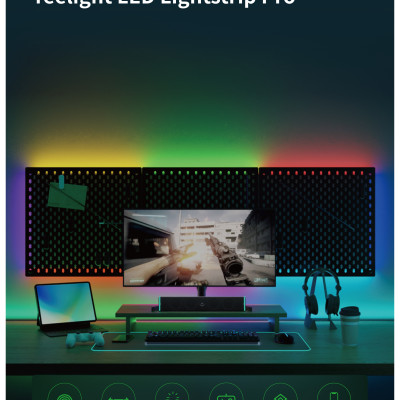 [NEW 2022 PRO VERSION] ĐÈN LED DÂY THÔNG MINH XIAOMI YEELIGHT LIGHTSTRIP PRO –  Hỗ trợ Apple Homekit – Hàng Nhập Khẩu Chính Hãng
