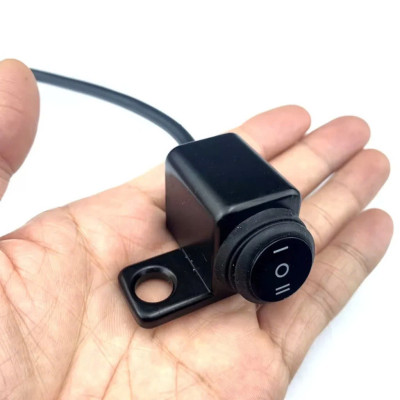 Công Tắc Đèn Trợ Sáng Gắn Chân Gương 3 Chế Độ Cốt Pha Chống Nước Cao Cấp