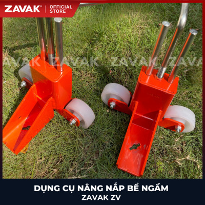 Dụng Cụ Nâng Nắp Bể Ngầm Inox ZAVAK ZV200 (<200kg) Phụ Kiện Mở Khóa Bulong Nắp Bể Âm Sàn